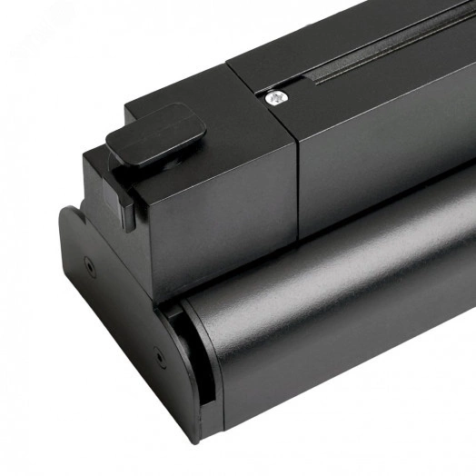 Светильник светодиодный трековый на шинопровод ДПО-2х30w 6500К 6600Лм поворотный черный