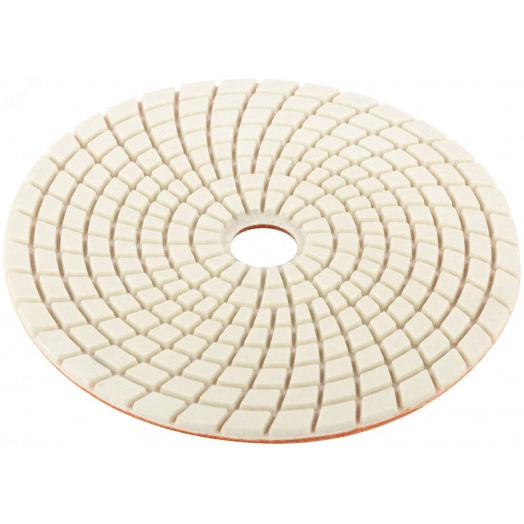 Круг алмазный гибкий шлифовальный АГШК (липучка), влажное шлифование, 125 мм, Р 200