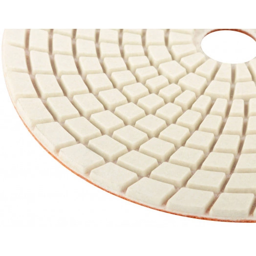 Круг алмазный гибкий шлифовальный АГШК (липучка), влажное шлифование, 125 мм, Р 200