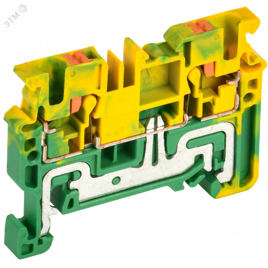 Колодка клеммная CP-PEN земля 2,5мм2 желто-зеленая IEK