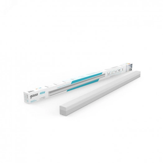 Светильник линеный универсальный ДПО 48 Вт 4600х80х70х55 мм IP40 белый матовый Shop