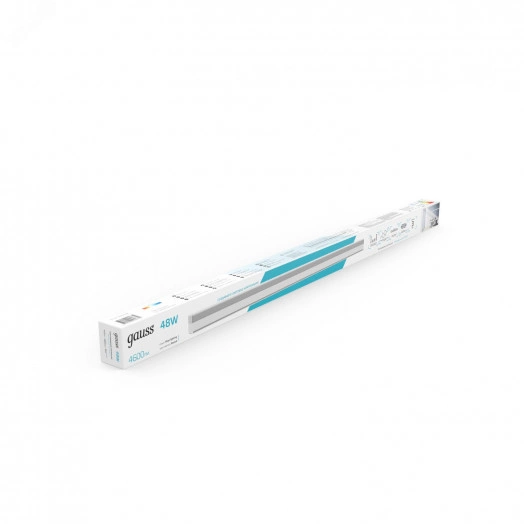 Светильник линеный универсальный ДПО 48 Вт 4600х80х70х55 мм IP40 белый матовый Shop