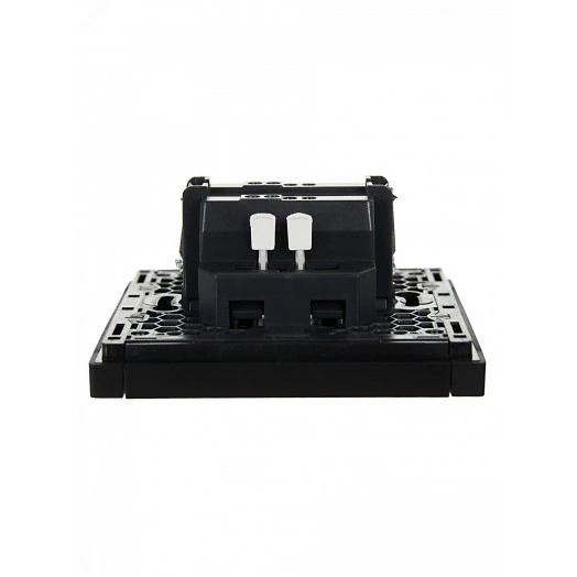 FORTE&PIANO Выключатель 1-клавишный проходной 10А FP103 черный IEK