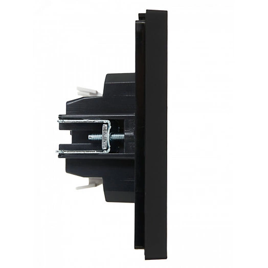 FORTE&PIANO Выключатель 1-клавишный проходной 10А FP103 черный IEK