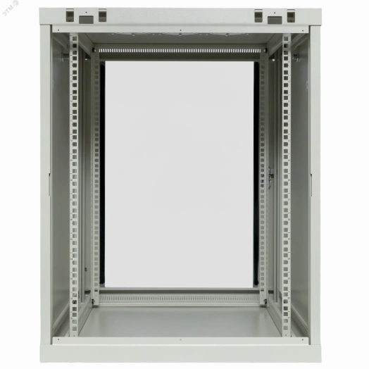 Шкаф настенный 19' TERACOM PRO 12U 600х600 мм дверь стеклянная с замком-ручкой серый