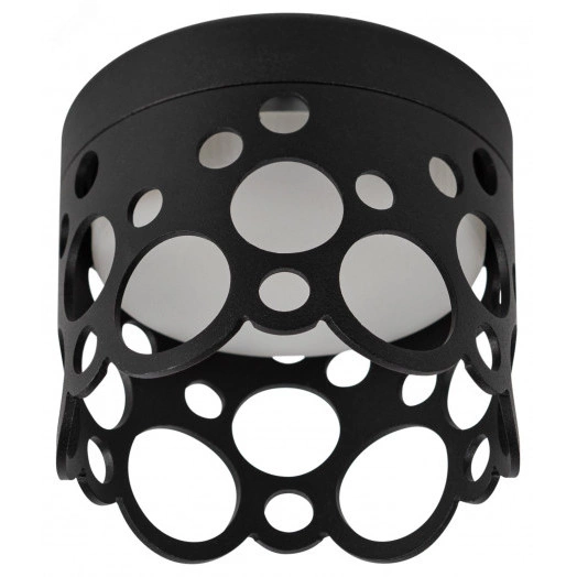 Светильник встраиваемый под лампу GX53 DK115 SBK черный матовый