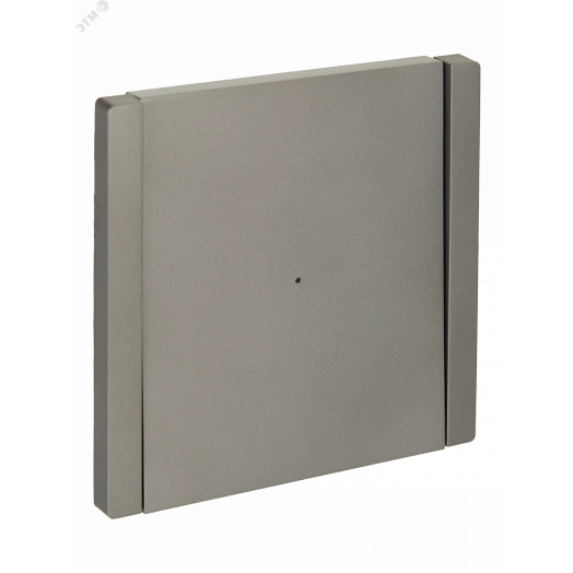 FORTE&PIANO Выключатель 1-клавишный с индикацией 10А FP502 сталь IEK