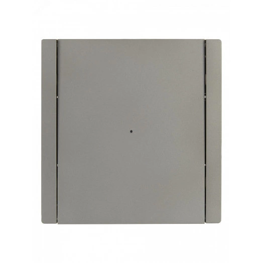 FORTE&PIANO Выключатель 1-клавишный с индикацией 10А FP502 сталь IEK