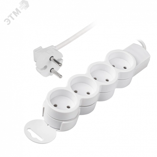 Удлинитель бытовой ФАZА  FX-04-300 (4 х 3,0), 10А