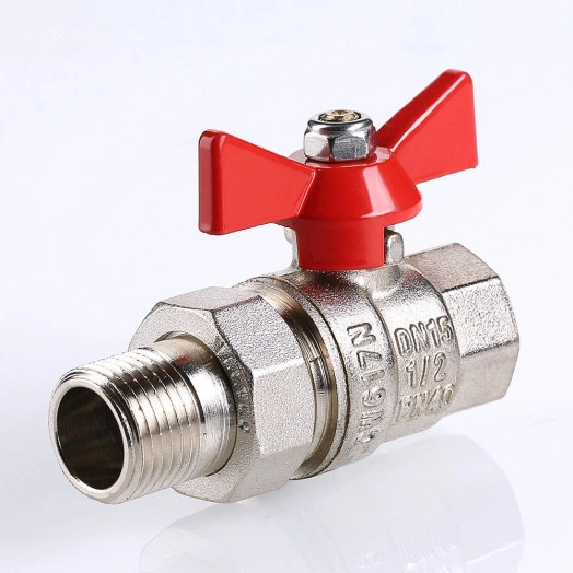 Кран шаровой со сгоном 1/2' ВН BASE