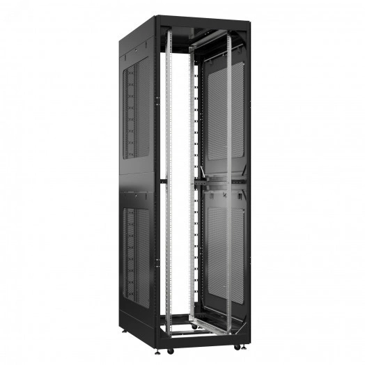 Шкаф серверный 52U 800х1200 передняя дверь: без. задняя дверь: без. боковые панели: перфорированные. цвет: черный RAL9005 