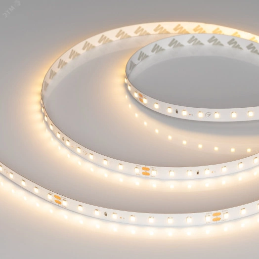 Лента RT-A90-10мм 24V Warm2700 (4.8 W/m, IP20, 2835, 5м) (высок.эфф.200 лм/Вт)