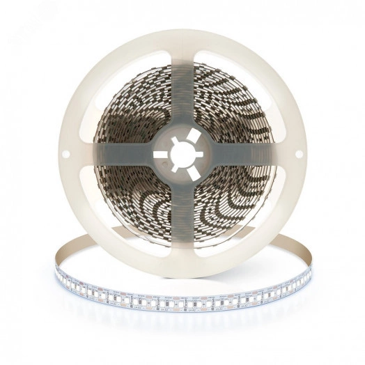 Лента светодиодная LEDх180/м 5м 17w/m 12в дневной