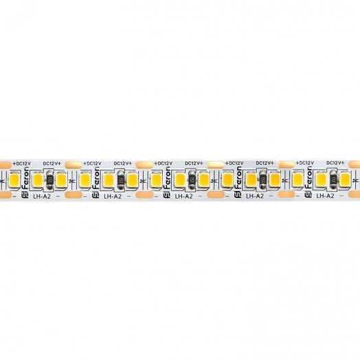 Лента светодиодная LEDх180/м 5м 17w/m 12в дневной