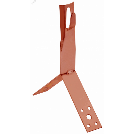 Держатель проводника круглого 6-8мм для конька h=80мм медь IEK