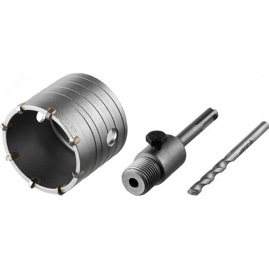 Коронка по бетону ''Мастер'' с державкой SDS-Plus, 68 мм