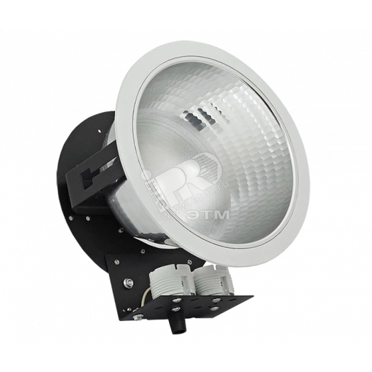 Светильник Focoso ФВО-2x18w-B G24q-2 без ЭПРА белый D236мм