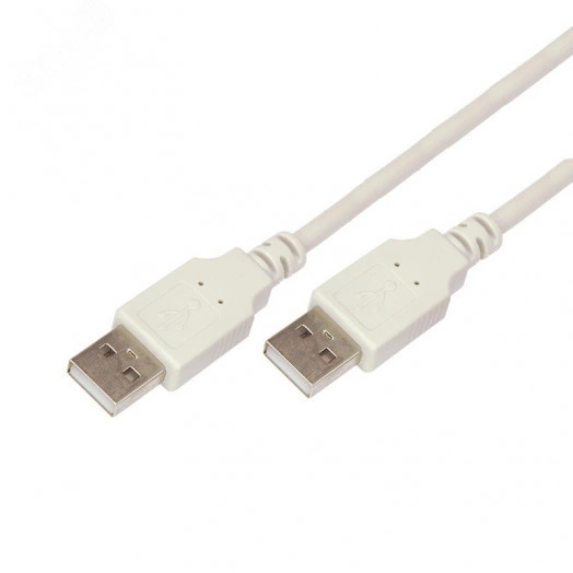 Кабель USB (шт. USB A - шт. USB A), 3м., серый