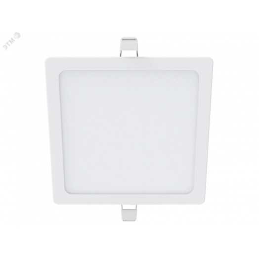 Светильник светодиодный встраиваемый квадратный CLI-12W4200K-S