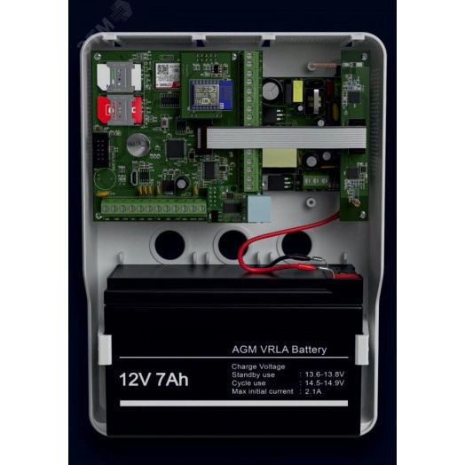 Прибор охранный Mega v.3a в корпусе для проводных и безпроводных охранных извещателей.