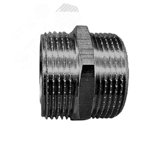 Ниппель НН 1'1/4 никелированный, уп