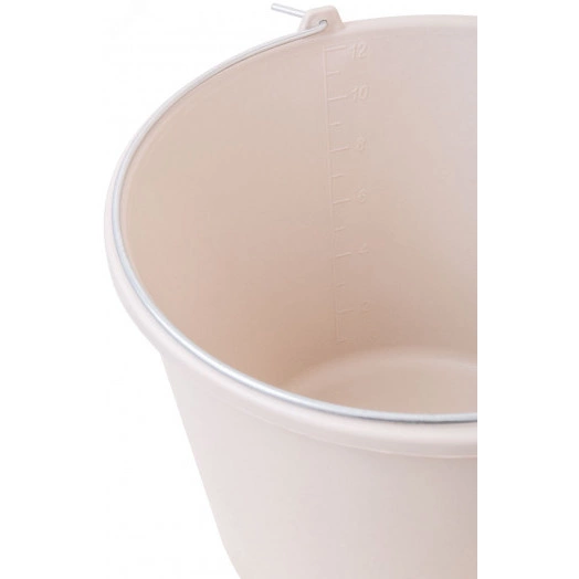 Ведро строительное пластиковое эластичное для перемешивания раствора 12 л