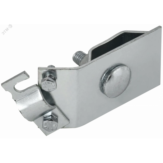 Держатель проводника круглого 6-10мм желоб водостока оцинкованная сталь IEK