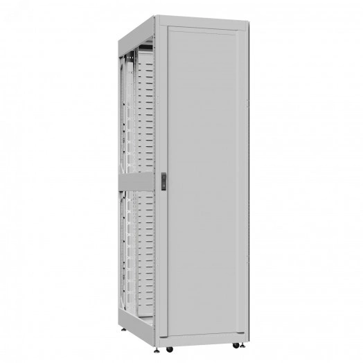 Шкаф серверный 42U 800х1000 передняя дверь: одностворчатая глухой металл IP51. задняя дверь: протект IP41. боковые панели: без. цвет: серый RAL7035 