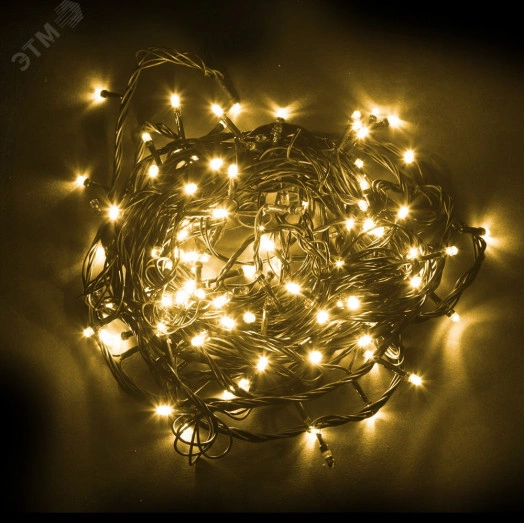 Гирлянда линейная LED желтый 10м с контроллером