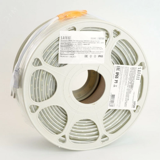 Лента светодиодная LEDх60/м 1м 6w/m 220в IP65 6500К