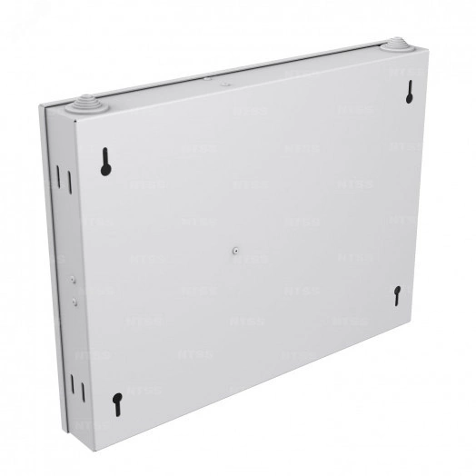 Кросс оптический настенный частично укомплектованный 16 портов SC/LC duplex (планка SC/2LC-2шт, сплайс-кассета-1шт) серый RAL 7035