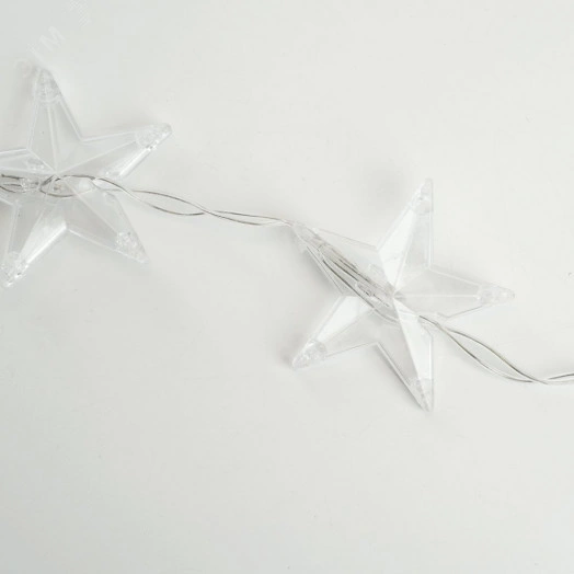 Гирлянда занавес Звездочки LED 5000К 2x1м