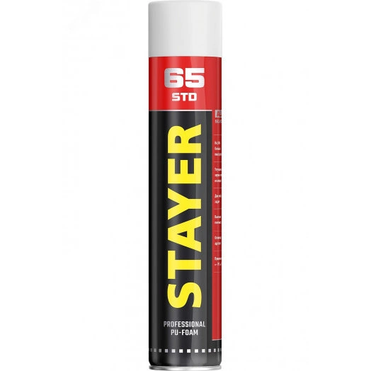 Пена монтажная STD 65 750мл выход до 65л адаптерная