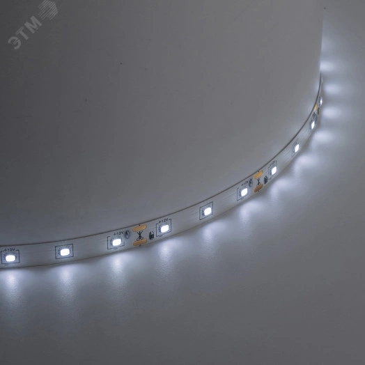 Лента светодиодная LEDх60/м 5м 6w/m 12в 6500К