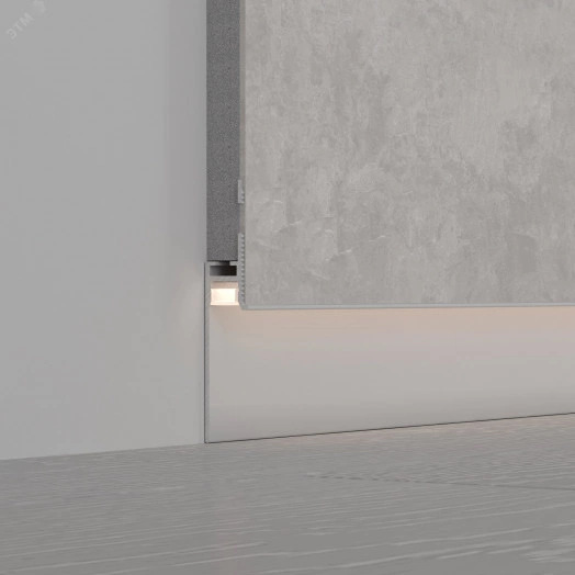 Профиль PLINTUS-FANTOM-H35-2000 WHITE (Алюминий)