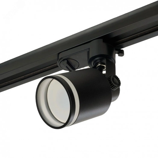 Светильник трековый на шинопровод ДПО GU10 без лампы черный