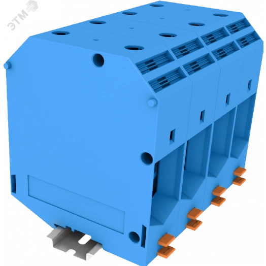 Клемма TU 1-1 винтовая, сечение 240 мм. кв., синяя