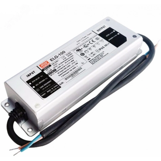 Драйвер 96Вт 24V для светодиодной ленты Meanwell DALI IP67 199x63x35.5 мм