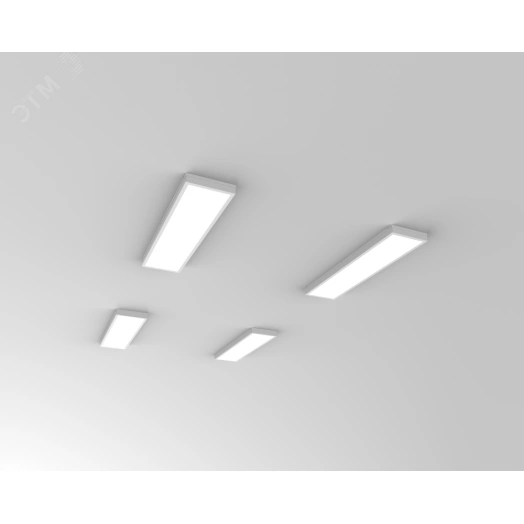 Светодиодный светильник C170/U медицинский встраиваемый/накладной 16 Вт CRI90 4000 K 595х180х68 мм с рассеивателем опал класс защиты IP54 DALI