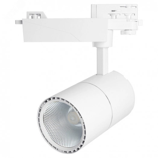 Светильник светодиодный трековый на шинопровод ДПО-40w 2700К 3600Лм трехфазный белый