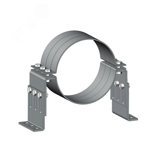 Опора неподвижная Г-образная, толщ. 6,0 мм, гальван. цинк