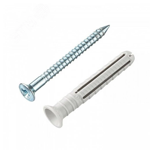 Дюбель-гвоздь YZ потайн. манжета нейлон 6x40 (150 шт) - пакет Tecfi