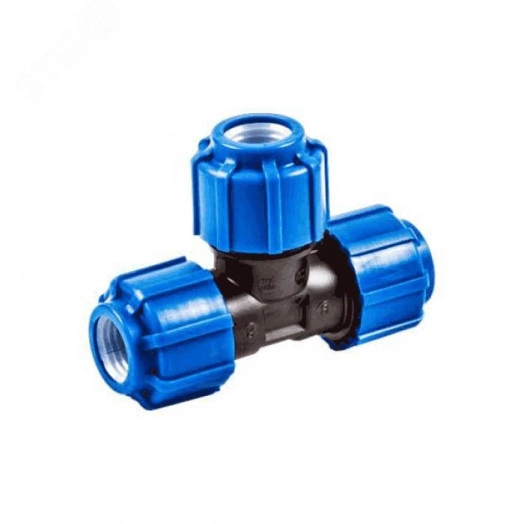 Тройник компрессионный ПЭ Дн 40 напорный