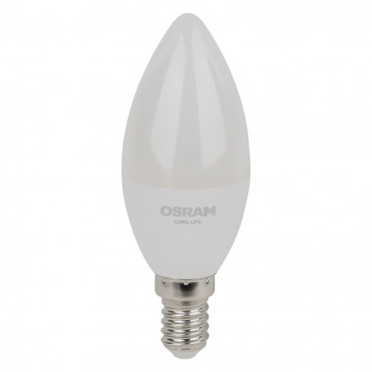Лампа светодиодная LED 7Вт Е14 4000К 600Лм свеча 220В (замена 60Вт) OSRAM