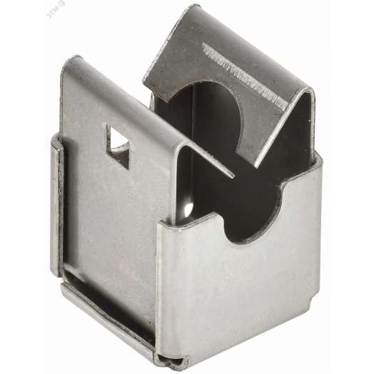 Держатель проводника круглого 8мм безболтовой оцинкованная сталь IEK