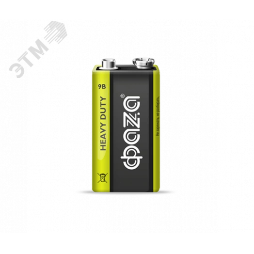 Элементы питания солевые 6F22 (крона) Heavy Duty (6 шт. в упаковке)