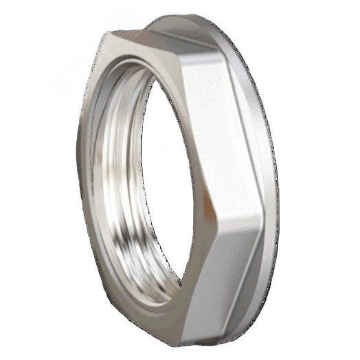 Контргайка 3/4' латунь никель