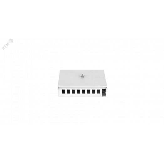 Оптический кросс NIKOMAX Essential Line, настенный, до 8 SC и 16 LC портов, стальной, с ложементом, серый, неукомплектованный