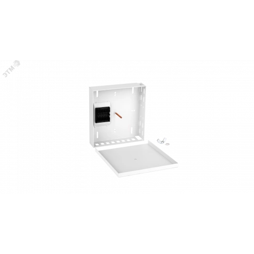 Оптический кросс NIKOMAX Essential Line, настенный, до 8 SC и 16 LC портов, стальной, с ложементом, серый, неукомплектованный