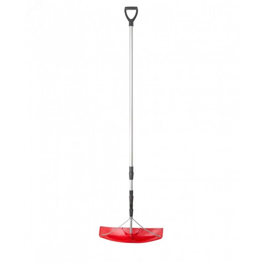Скрепер для уборки снега на крышах, металлическая телескопическая ручка 620х150x(2000-6000) мм